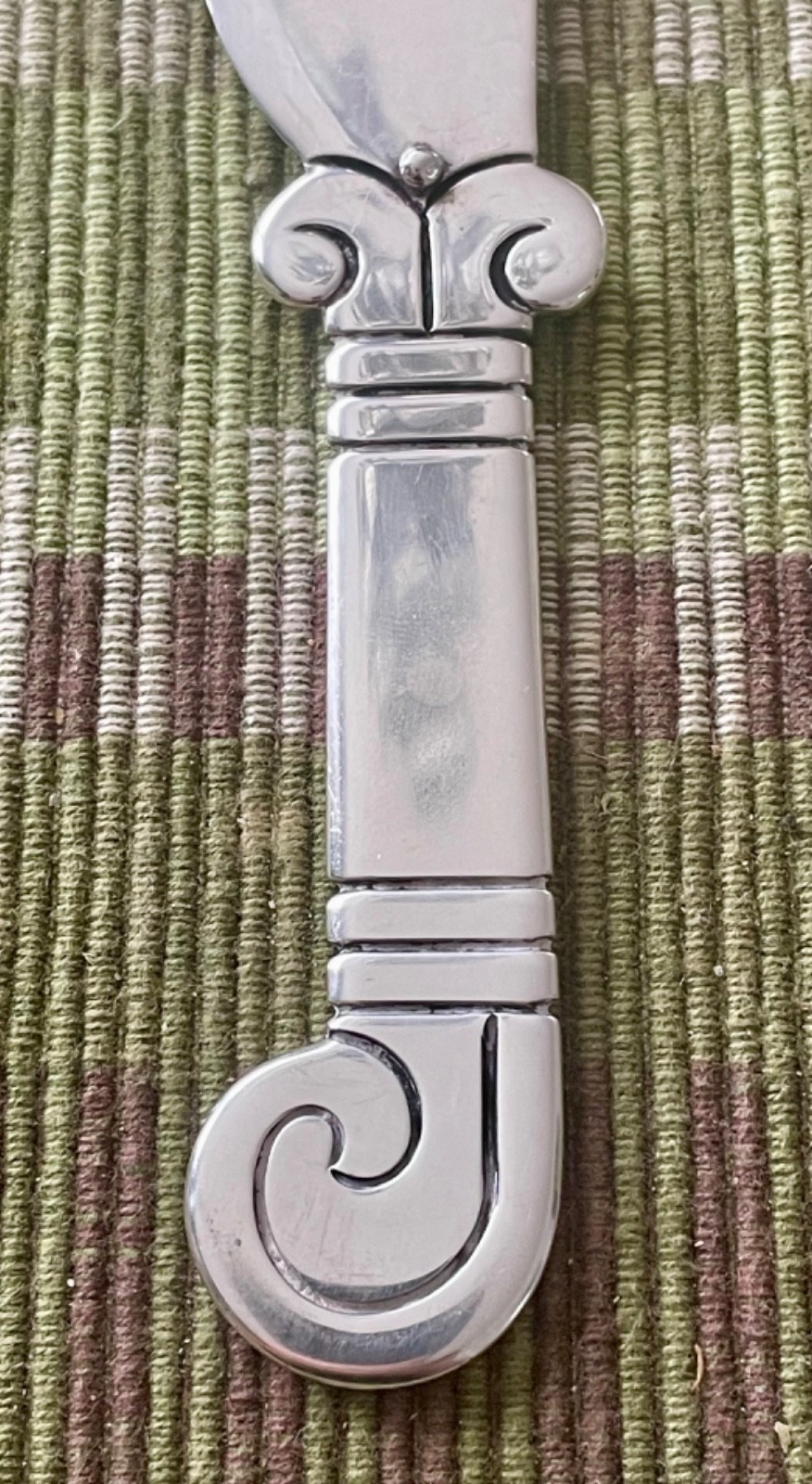 Vintage Hector Aguilar - Taxco, Sterling Silver Cheese Knife - gorgeous