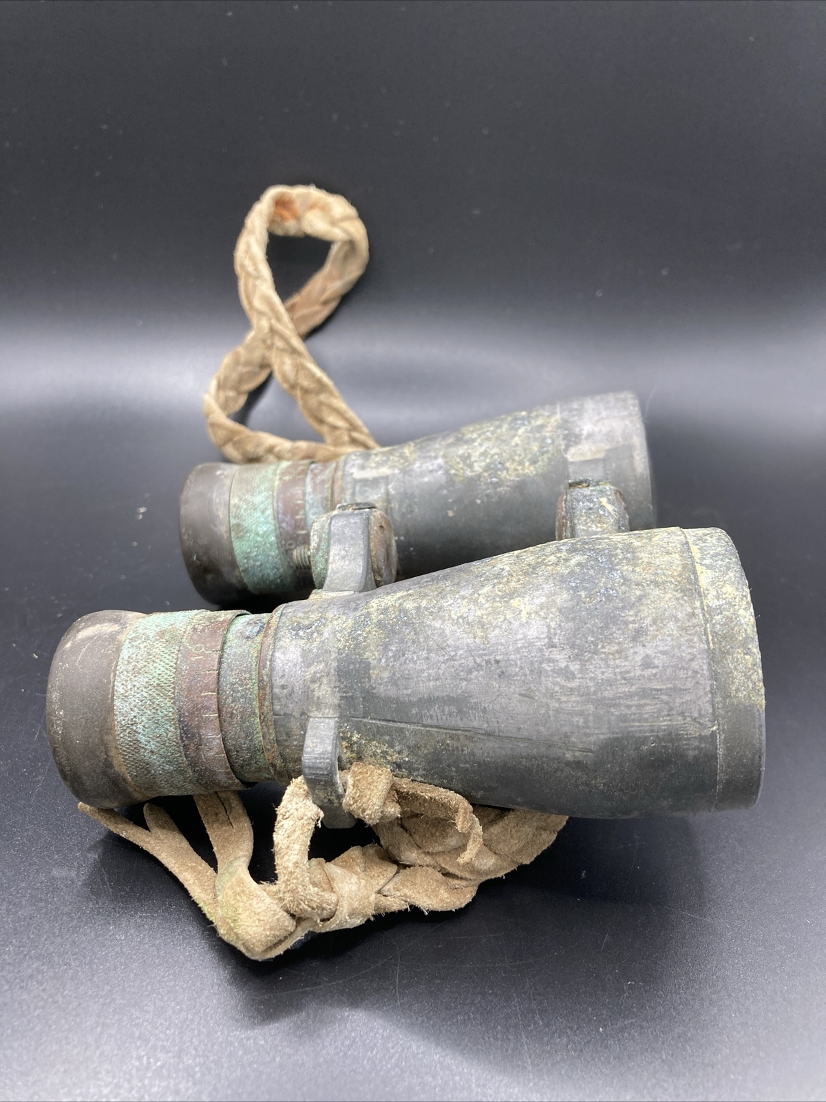 WWI WW2 German Heer Army Wehrmacht Brass Binoculars Battlefield Relic