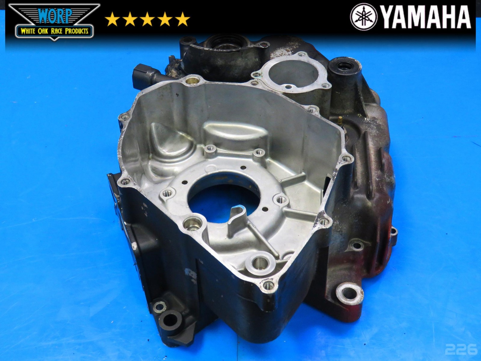 2006 YAMAHA RAPTOR 350 MATCHED LEFT RIGHT CRANK CASES CRANKCASE SET ~ OEM 04-13