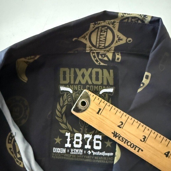 Dixxon Flannel Co. 1876 x Rockford Fosgate Western Party Button Up Shirt 2XL NWT