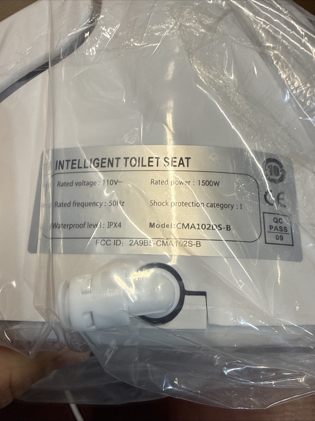 Combier Smart Round Bidet Toilet Seat White CMA102DS-B