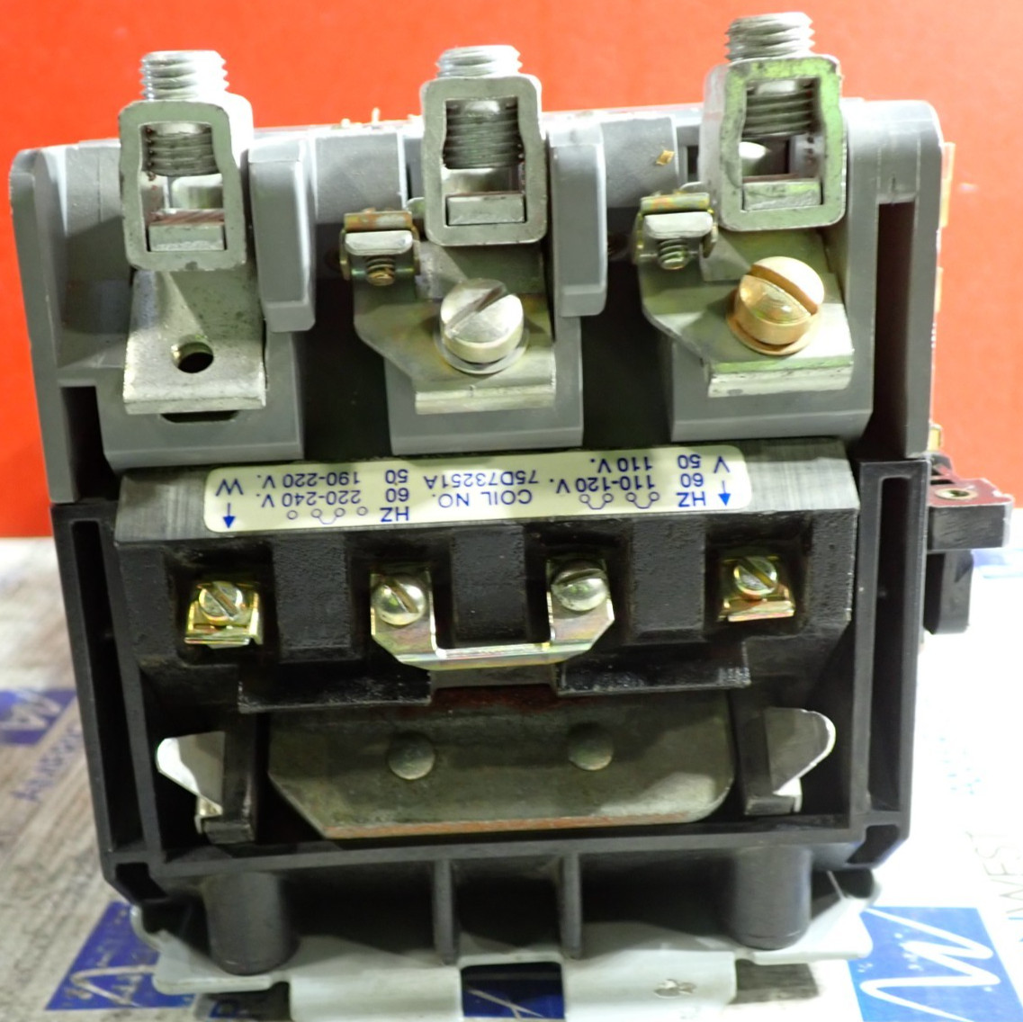 Furnas 14HP32AA Size 3 Starter 90 Amp 600VAC w/ 75D73251A Coil 120/240v S936