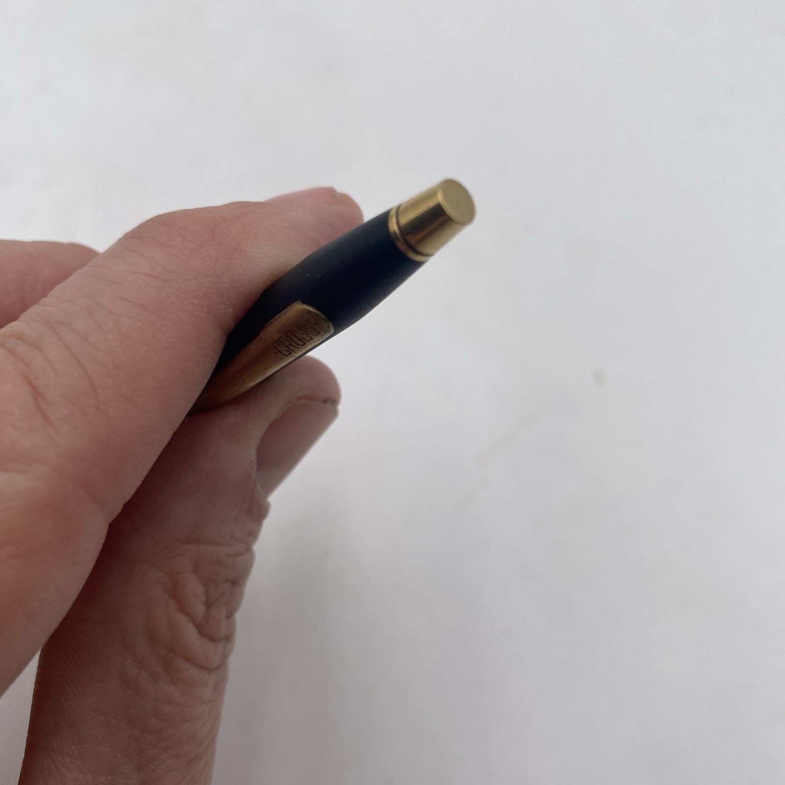 VTG Cross Classic Century Lead Pencil Matte Black 23K Gold Trim VGC