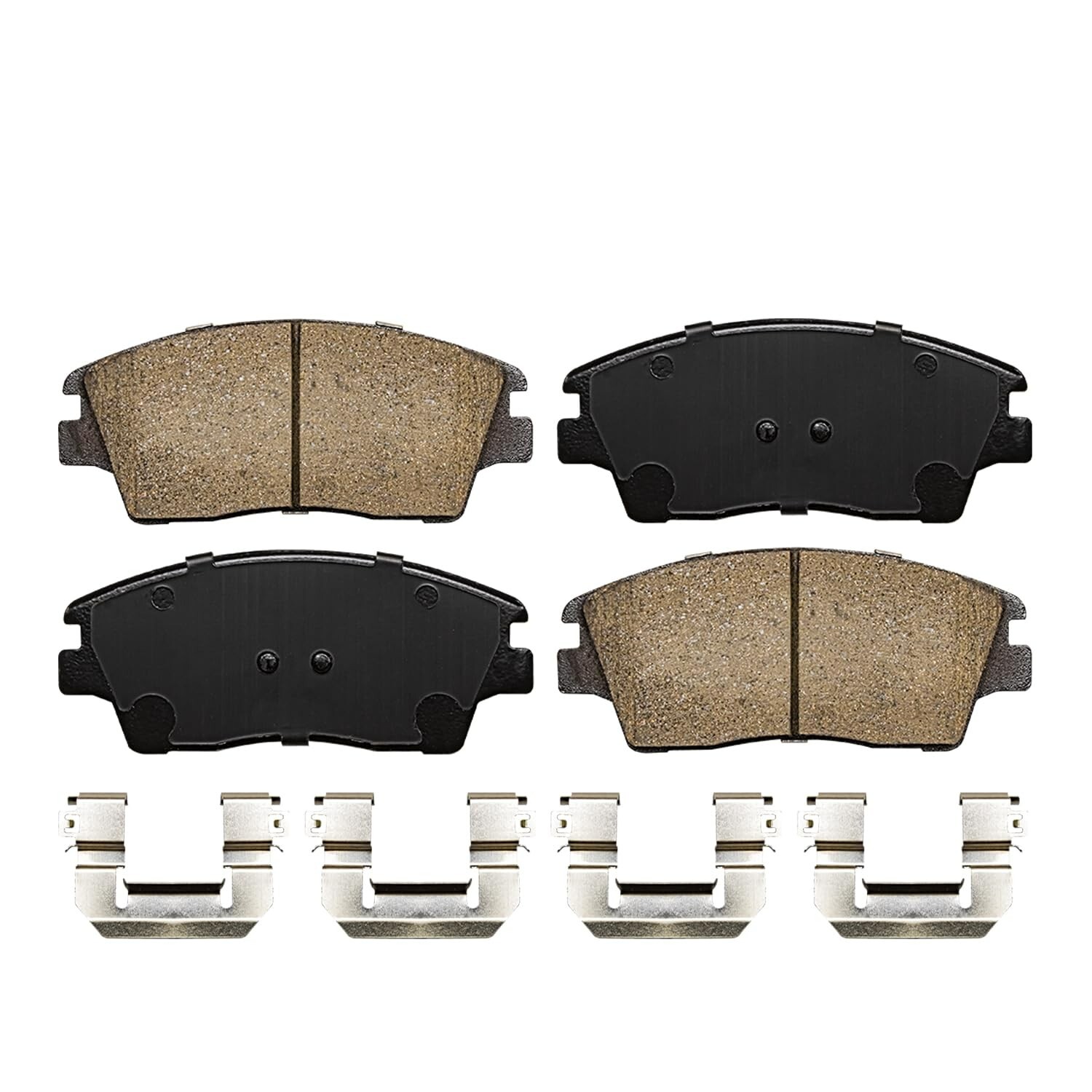 4pc Front Rear Ceramic Brake Pads for 2017 2018-2021 Hyundai Tucson Kia Sportage
