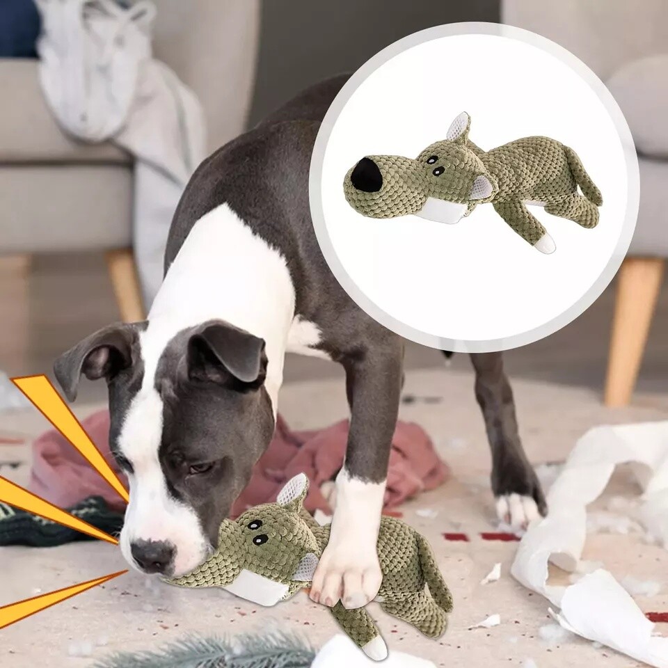 Dog Chew Toys for Aggressive Chewers Squeaky Washable Cat Dog Plush Toy