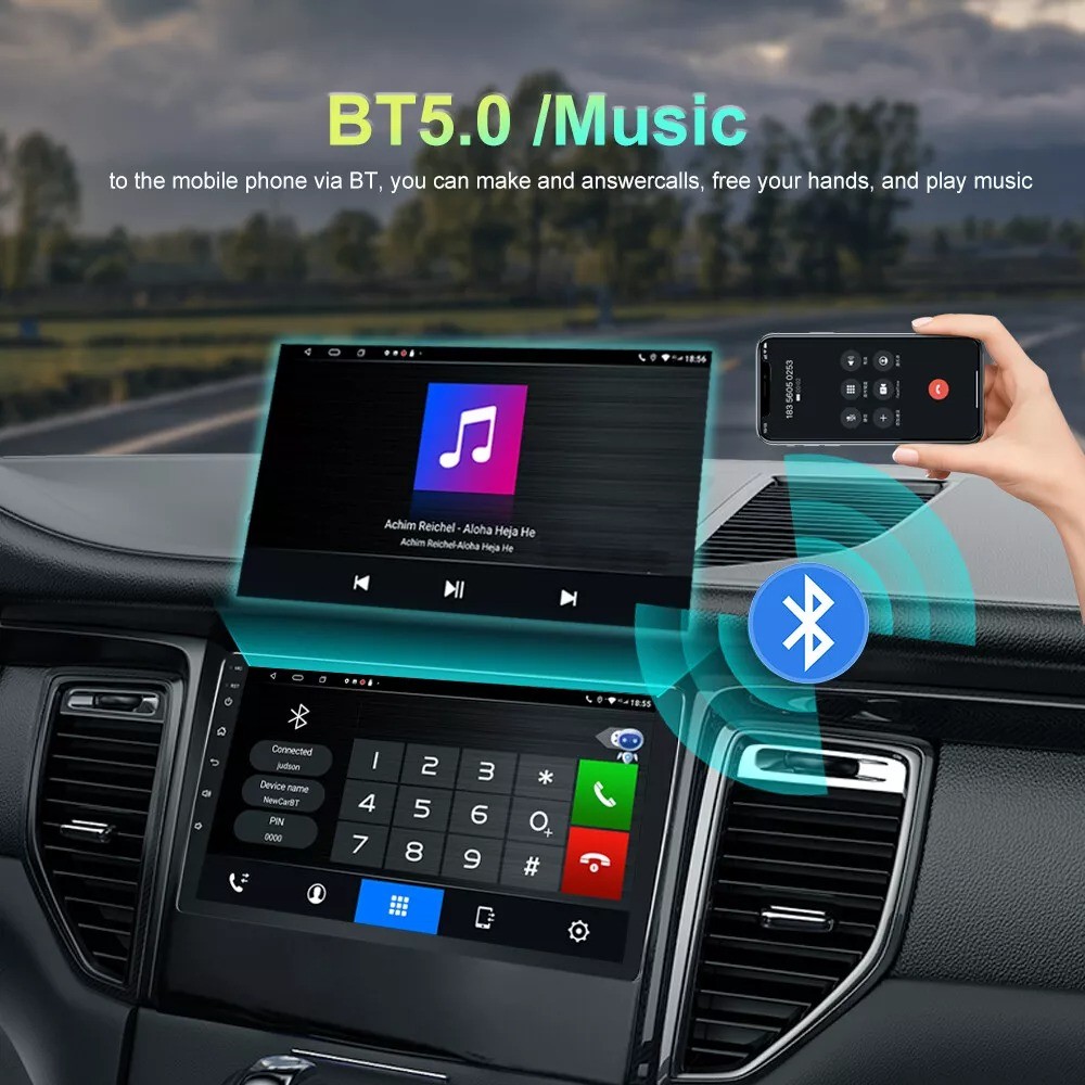 8Core Android 15 Apple CarPlay Radio Stereo For 2005-2007 F-250 F-350 Super Duty