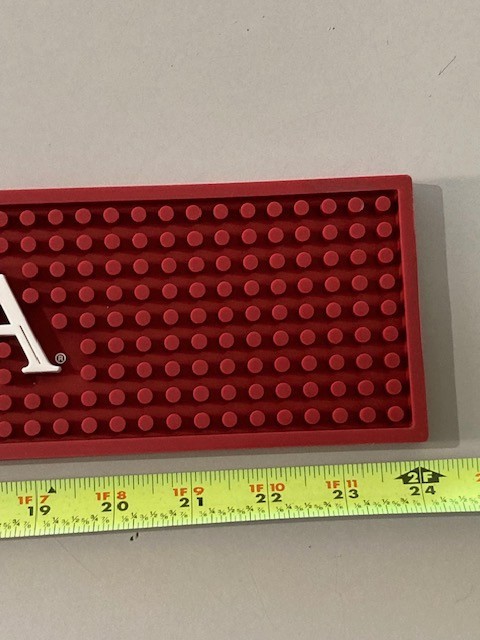 🔥NEW Michelob Ultra Beer Rubber Bar Spill Mat for tap Kegerator + (15) Coasters