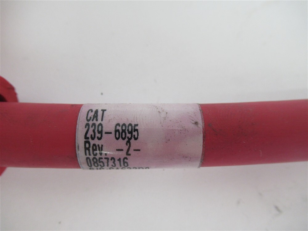 Caterpillar 239-6895, 304mm Long Battery Cable, 2/0 Cable, SAE Post Clamps