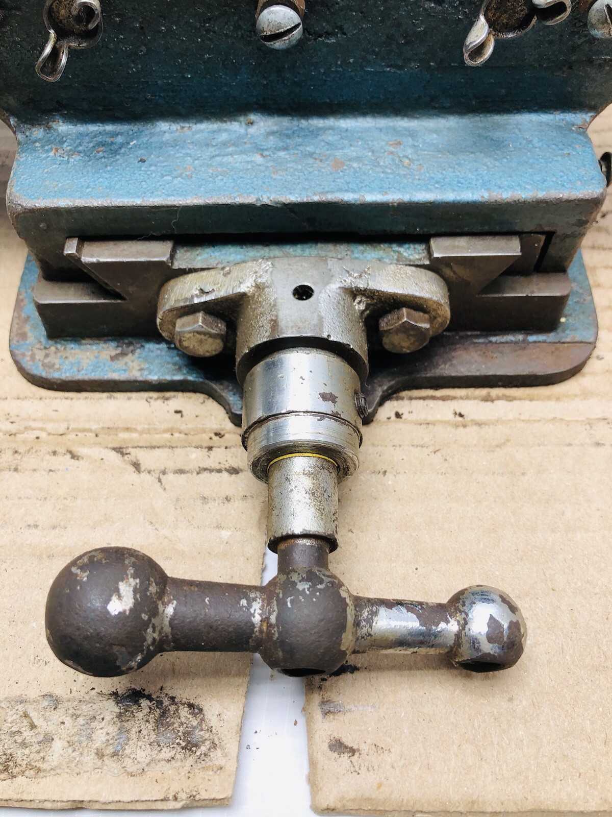 2 Way 6.5'' Drill Press X-Y Compound Vise Cross Over Slide Mill Milling Table