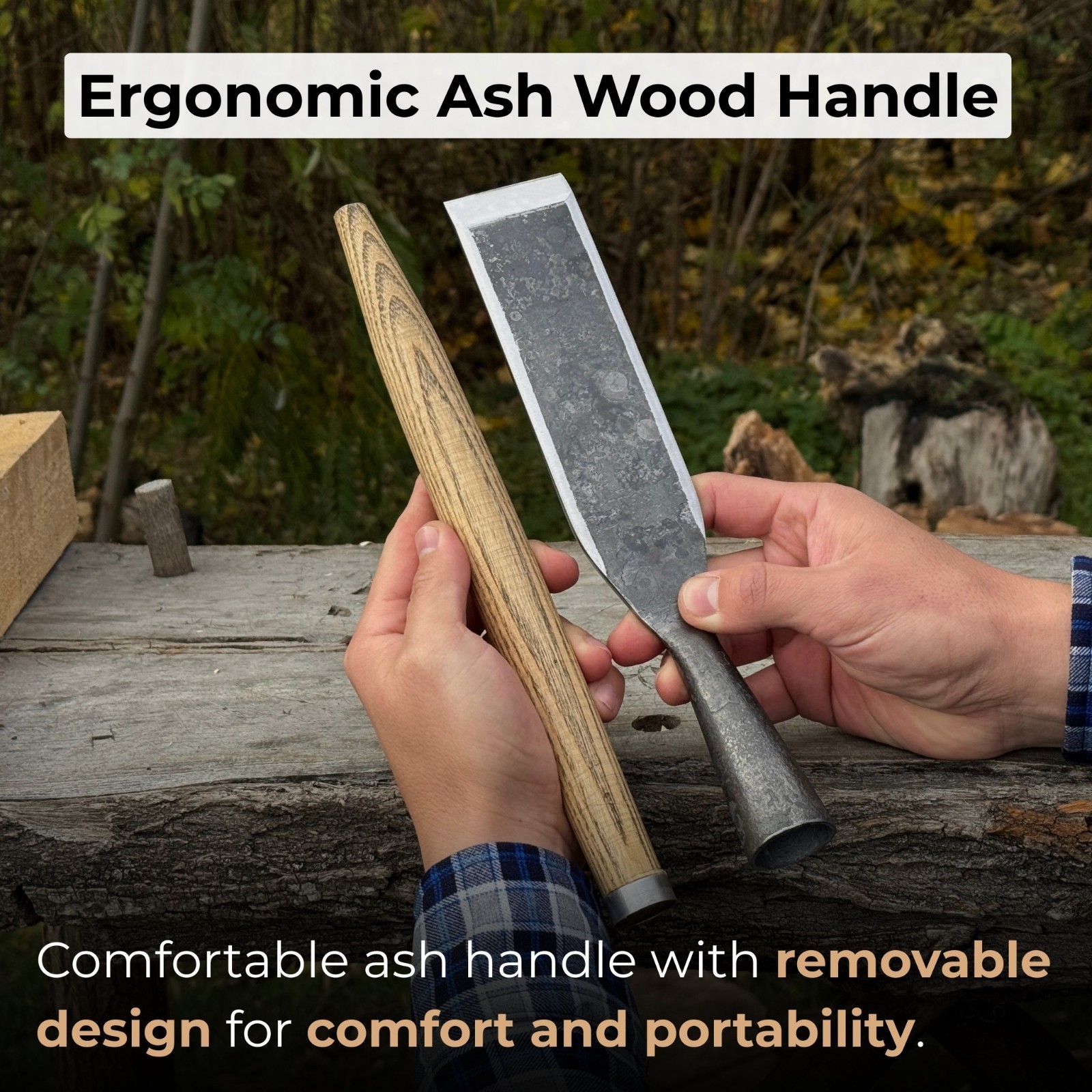 0.8''- 4'' Sizes Forged Timber Slick Chisel 52100 Carbon Steel Paring Wood Tool