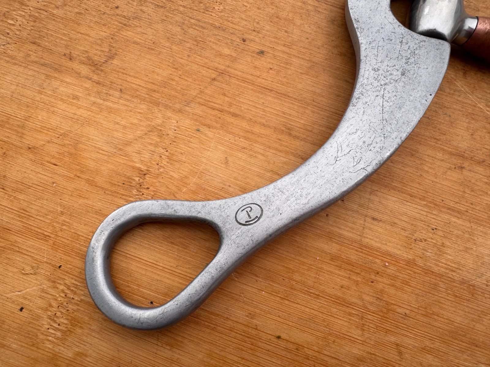 Partrade Copper Mouth Correction Port Bit w Engraved Aluminum Cheeks ~ 5"