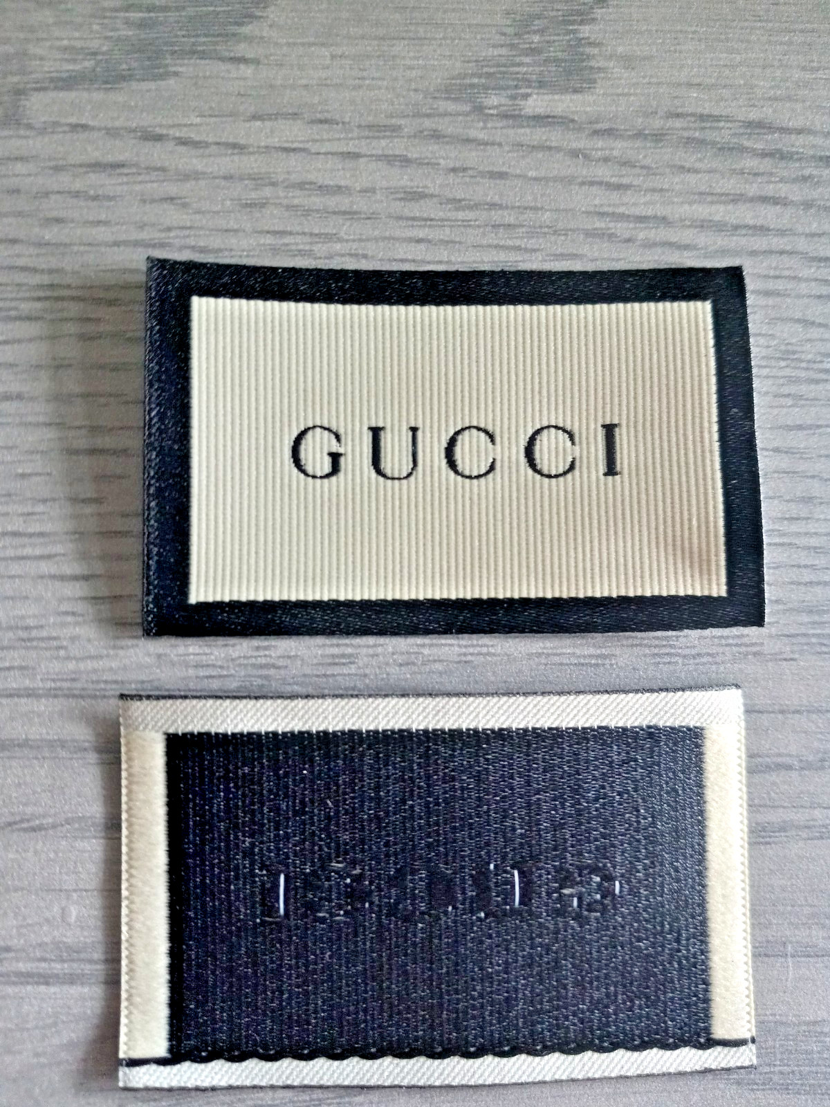 One GUCCI Clothing Designer Tag LABEL Replacement