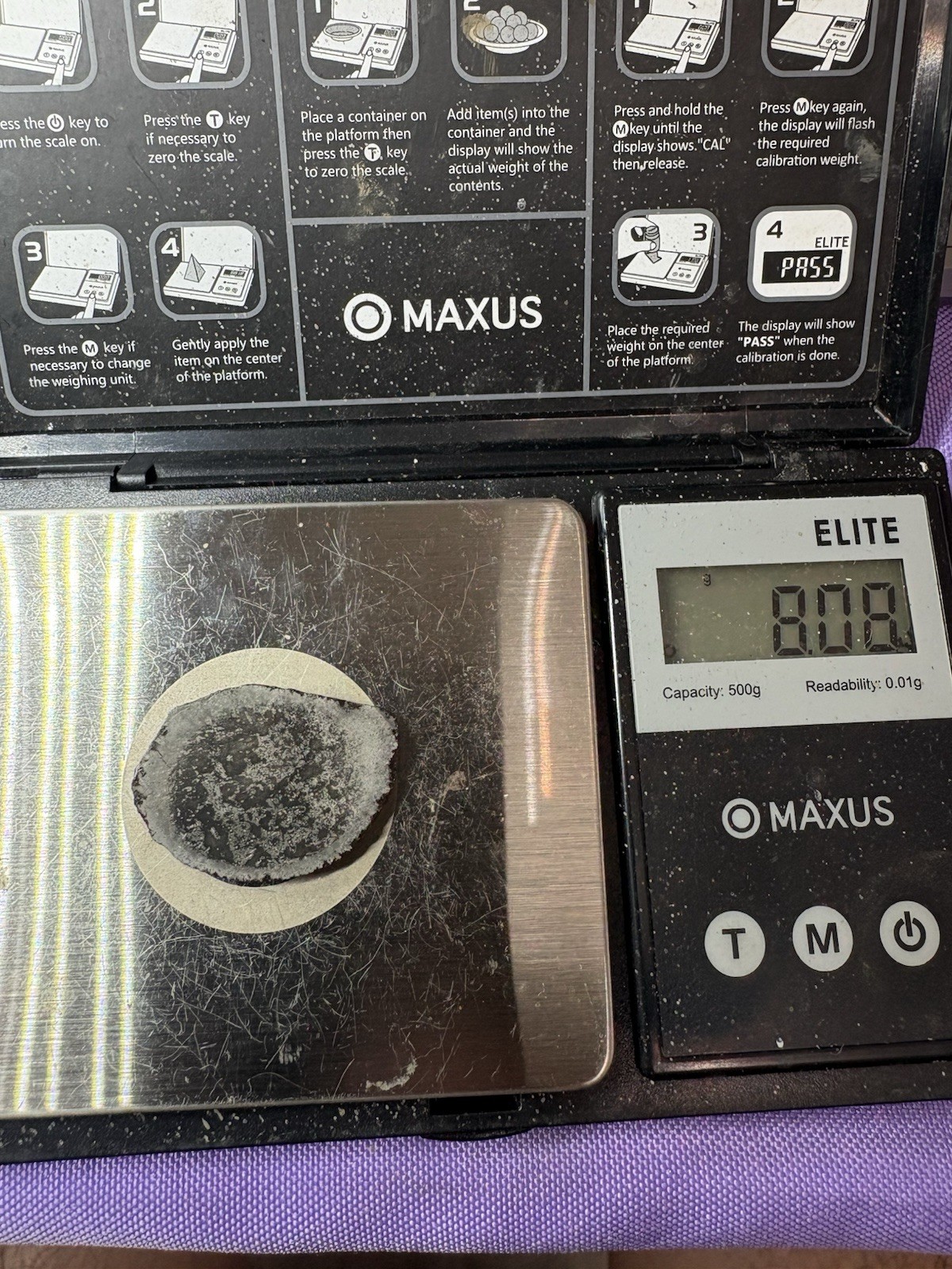 8.0g NWA 17095 IAB-sLH iron meteorite full slice- rare subtype weird features!