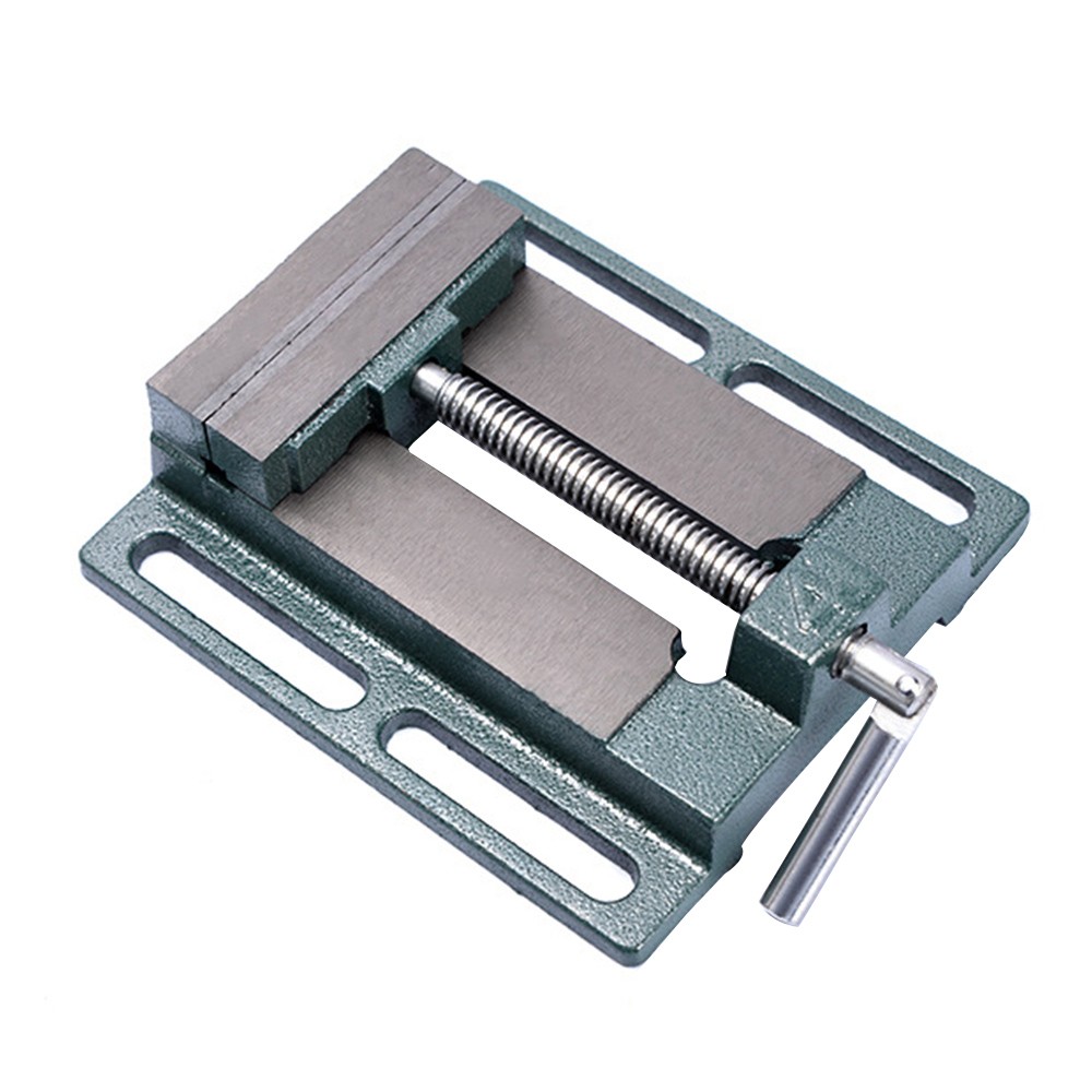 Bench Pillar Clamp Jaw Vice Vise Drill Press Machine Work 4inch Heavy DutyUSɞ