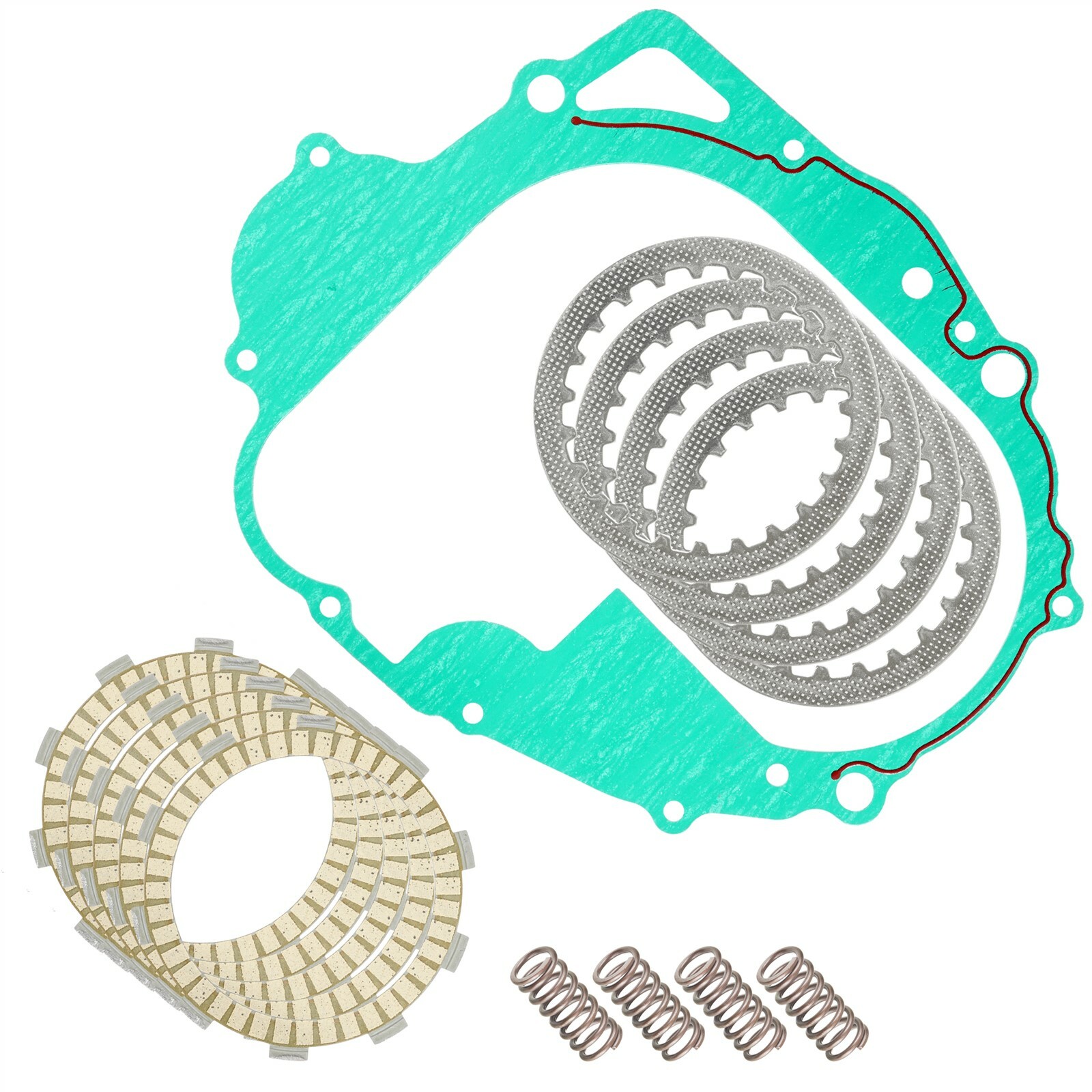 Clutch Friction Steel Plate for Yamaha Timberwolf 250 YFM250 2x4 4x4 1992 - 2000