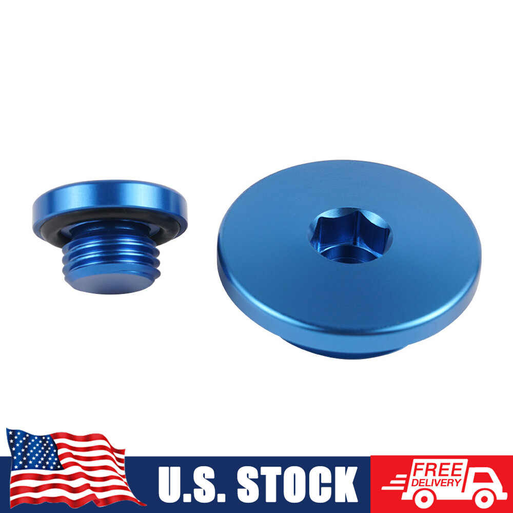 CNC Crankcase Engine Plugs For Yamaha YFZ450 2004 2005-2009 YFZ 450 2012-2013