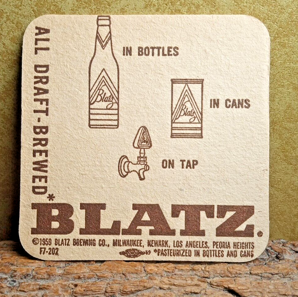 Blatz Beer Coaster # 106 ...1959