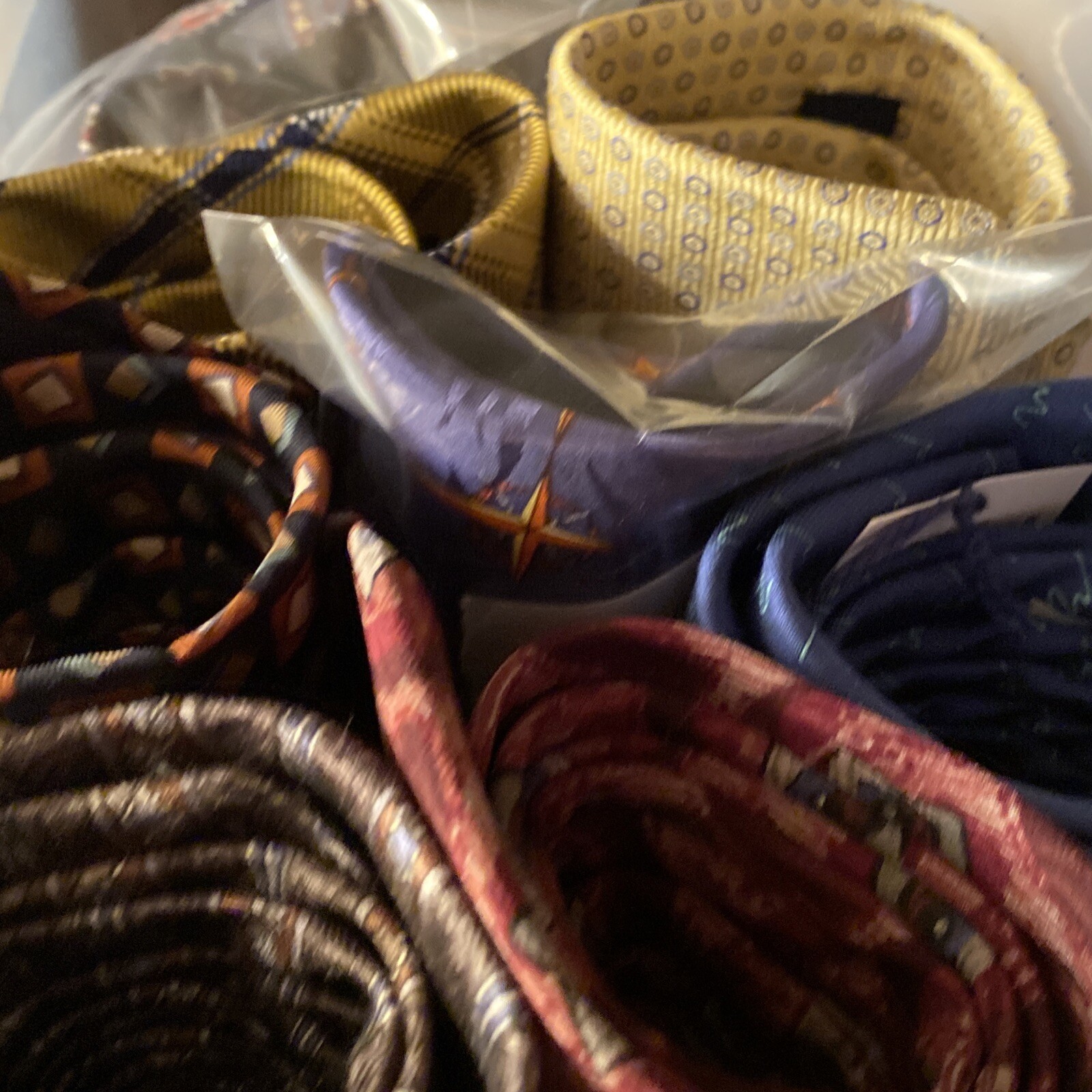 10 Ties RANDOM - Neck Tie Men's - LOT OF 10 Mystery Striped Plaid Solid Classic