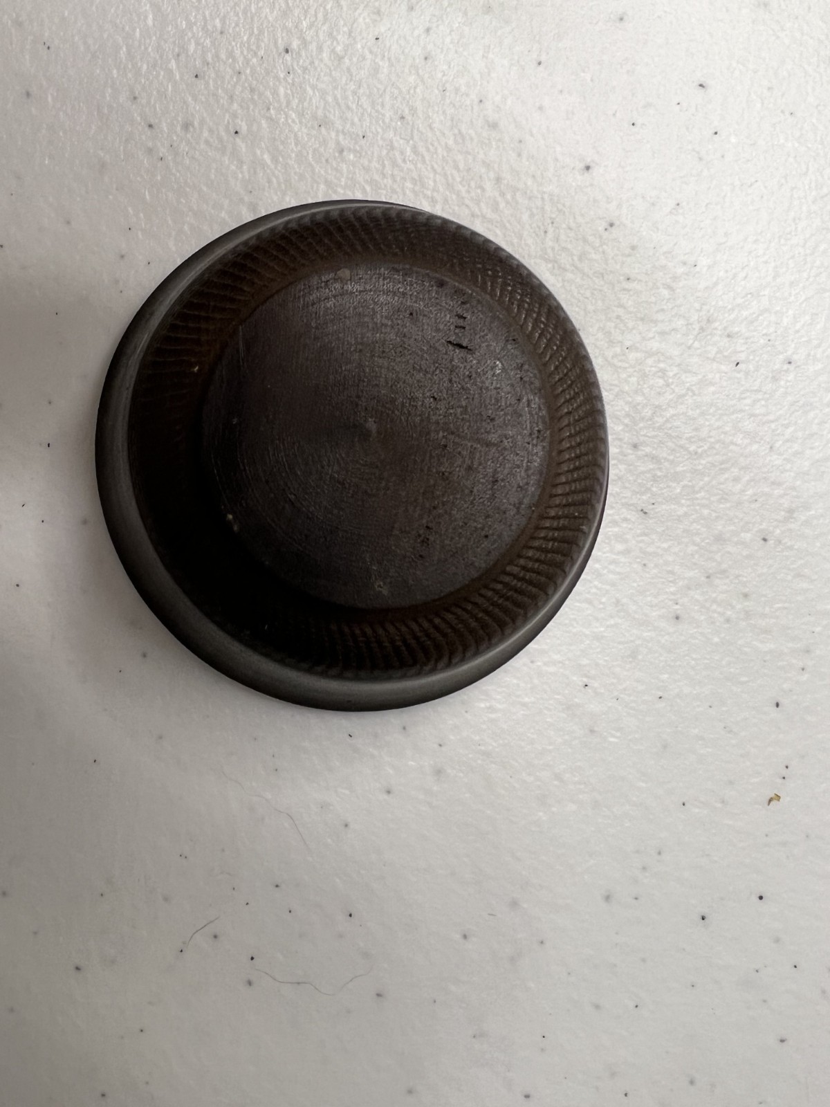 Pair of Antique Hand Carved Wood Salt Cellars