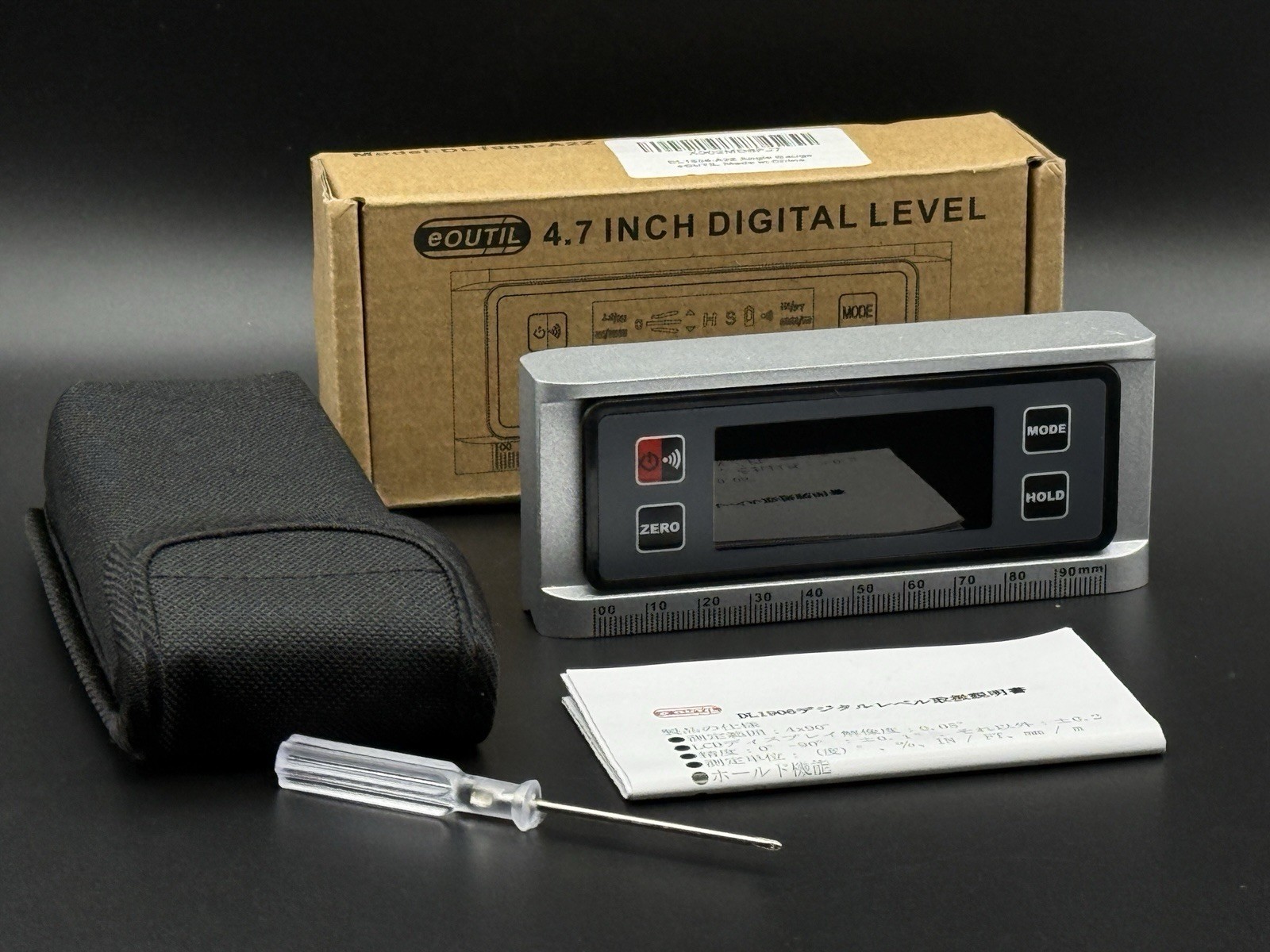 4.7 Inch Digital Level / Protractor Inclinometer Angle Finder NEW