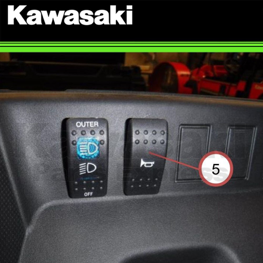 NEW 2021 - 2024 GENUINE KAWASAKI MULE 4000 4010 HORN KIT TRANS 99994-1715