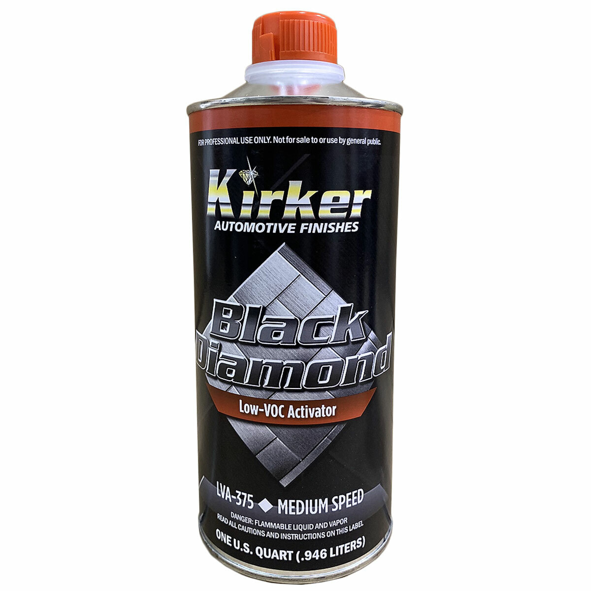 1 Gallon Kirker Black Diamond Low VOC Clear Coat EC350 with Med Speed Activator