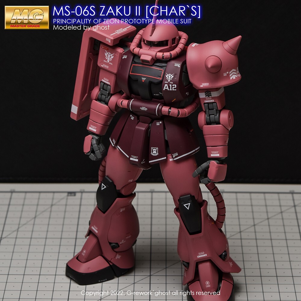 G-Rework Water Decal For MG Char's Zaku II 2.0 - US