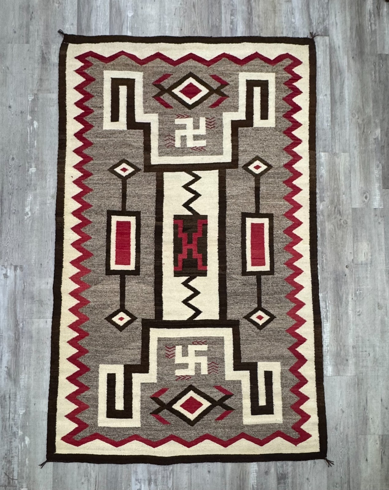 Navajo Rug, J. B. Moore Crystal ca 1920