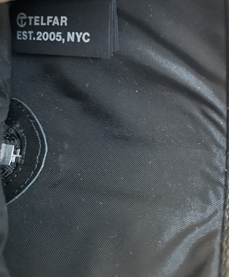 Telfar Black Zip-Around Logo Wallet NEW - Super cute and great design - Qty Disc