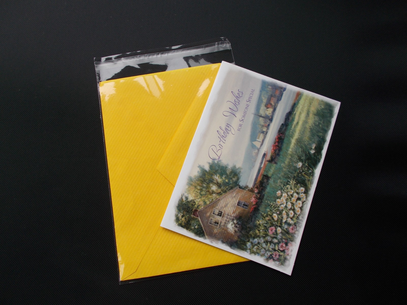 100 A7+ 5 7/16 x 7 1/4 Clear Resealable Cellophane Cello Poly Bag Envelope +card