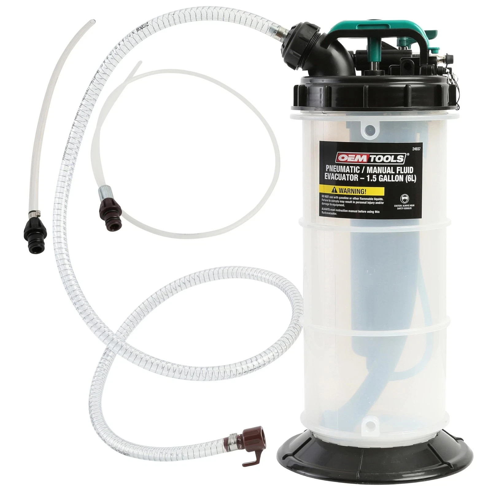 OEM TOOLS 24937 Pneumatic/Manual 1.5 Gallon Fluid Extractor