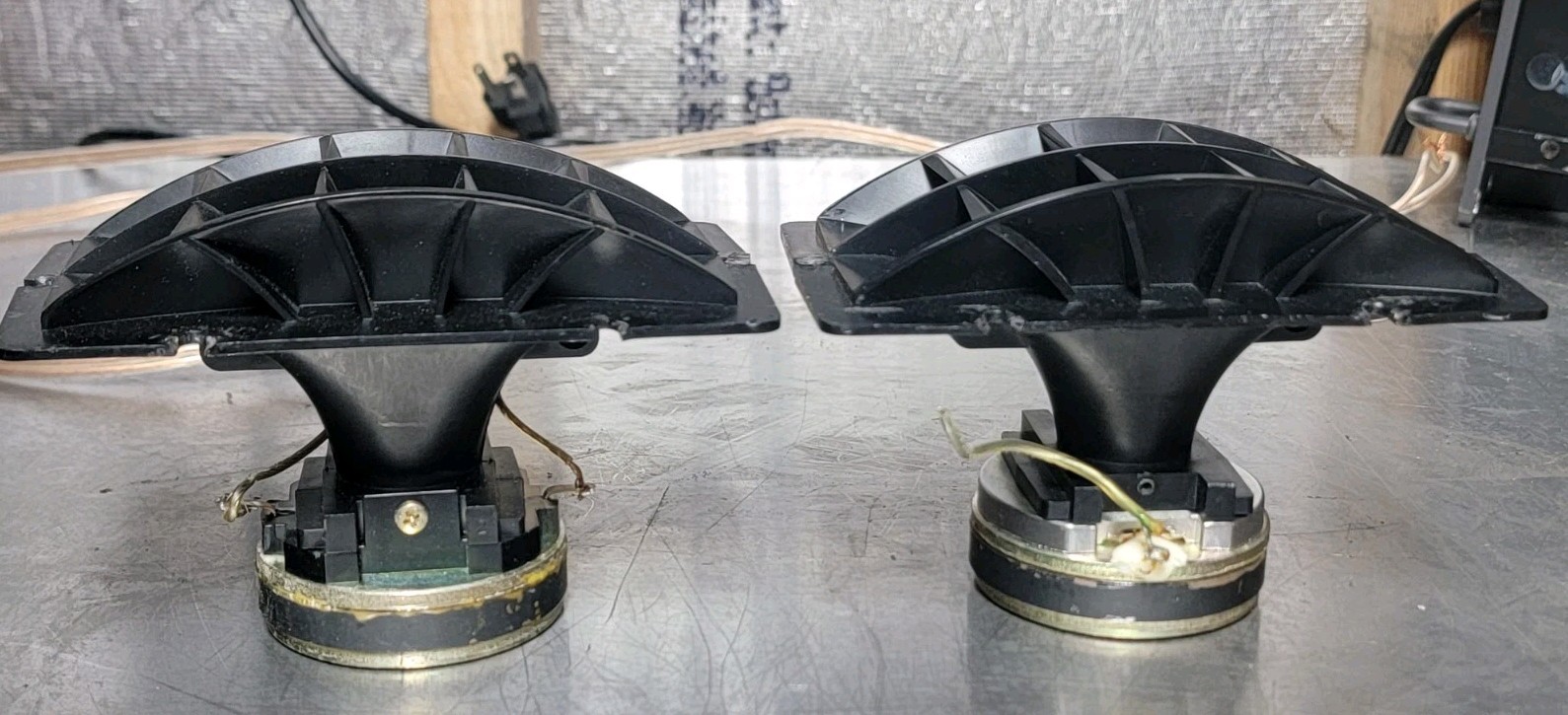 2 Calrad Multicellular Horn Tweeters 30w 20-259, 20-270 Multicell 10 Cell Driver