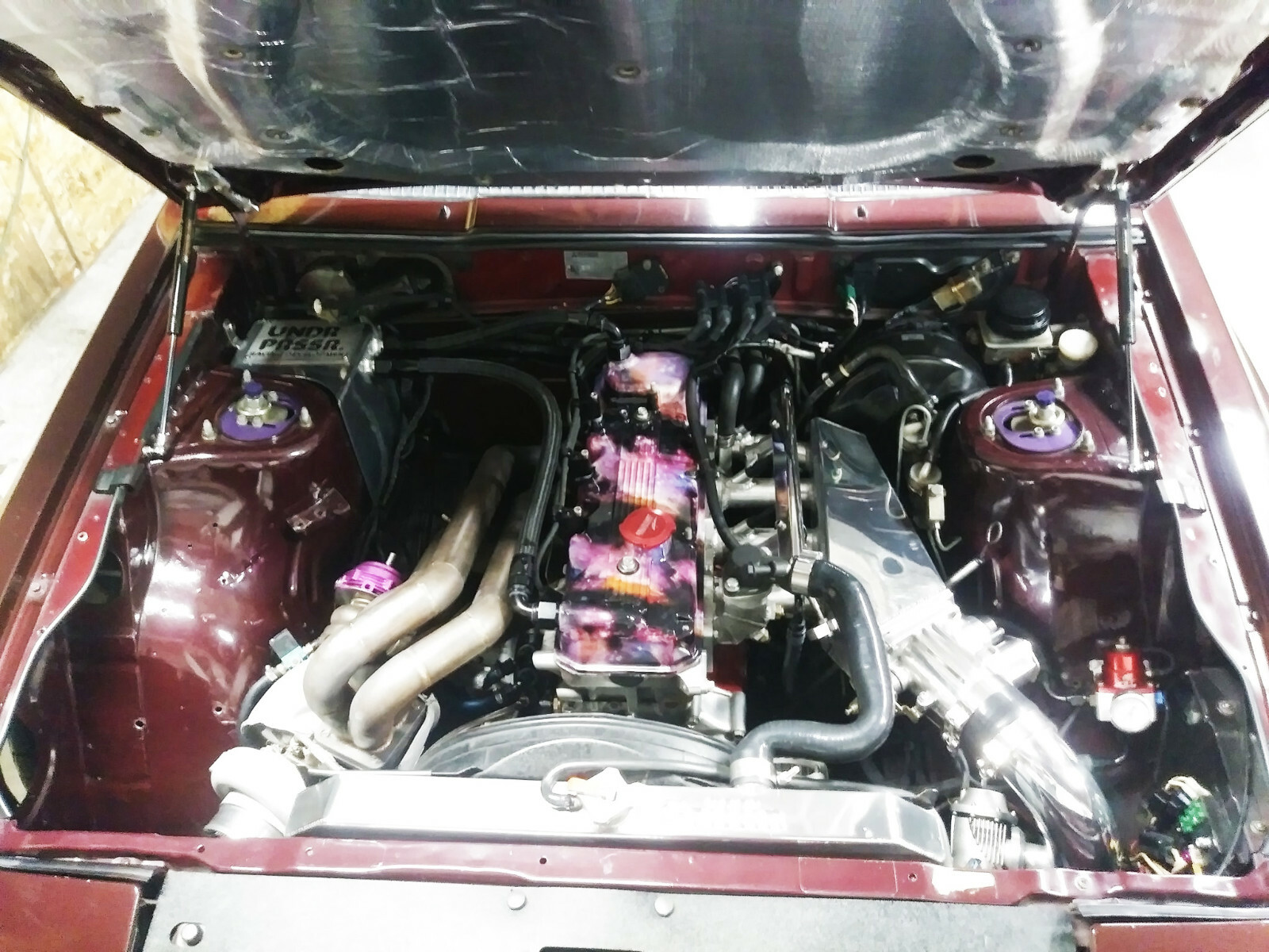 Mitsubishi Starion Conquest Hood Strut Kit Hood Prop Elimination- by Motocam