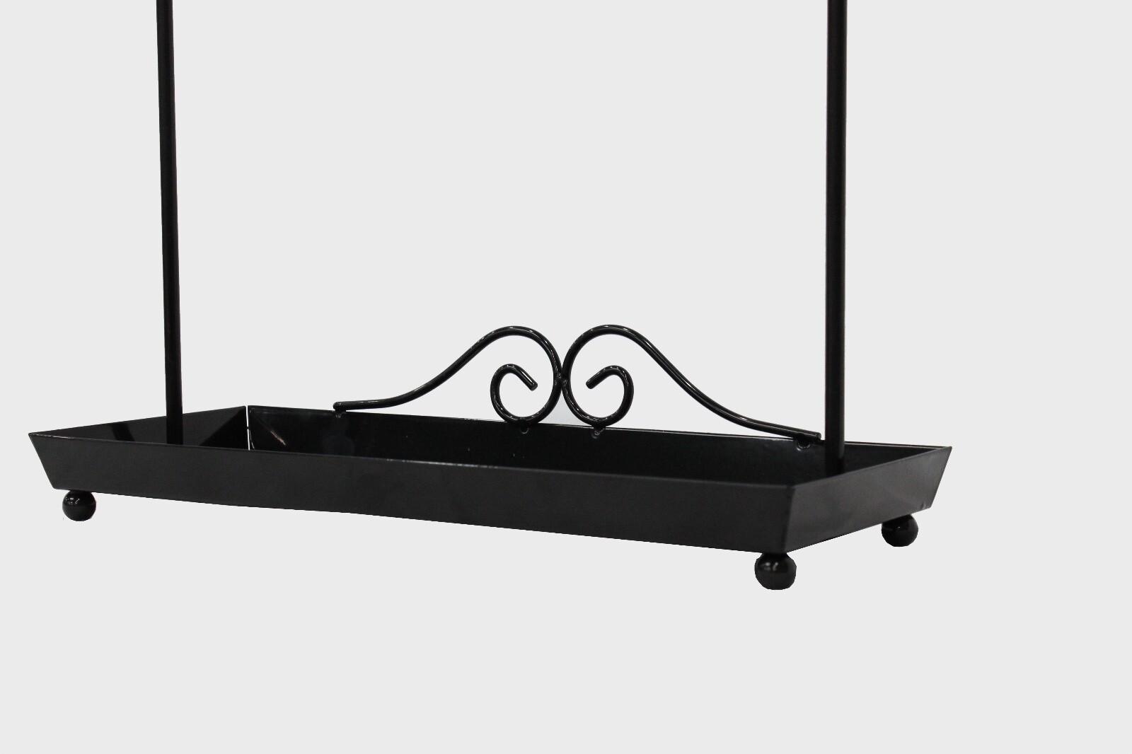 Black Metal Necklace/Bracelets Display Stand, Jewelry Organizer Rack - 20 Hooks