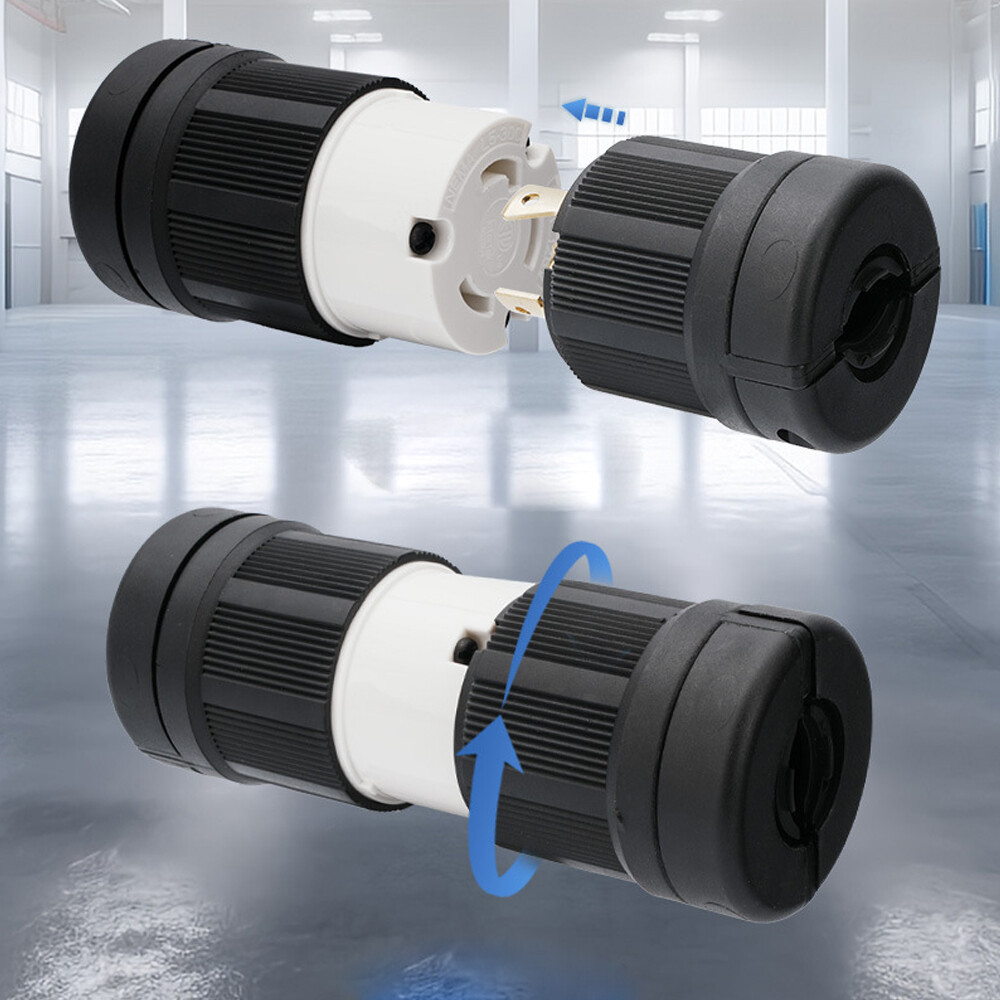 2 Pairs 30Amp 125/250V Male Female Twist Lock 4 Wire Plug Nema L14-30 Receptacle