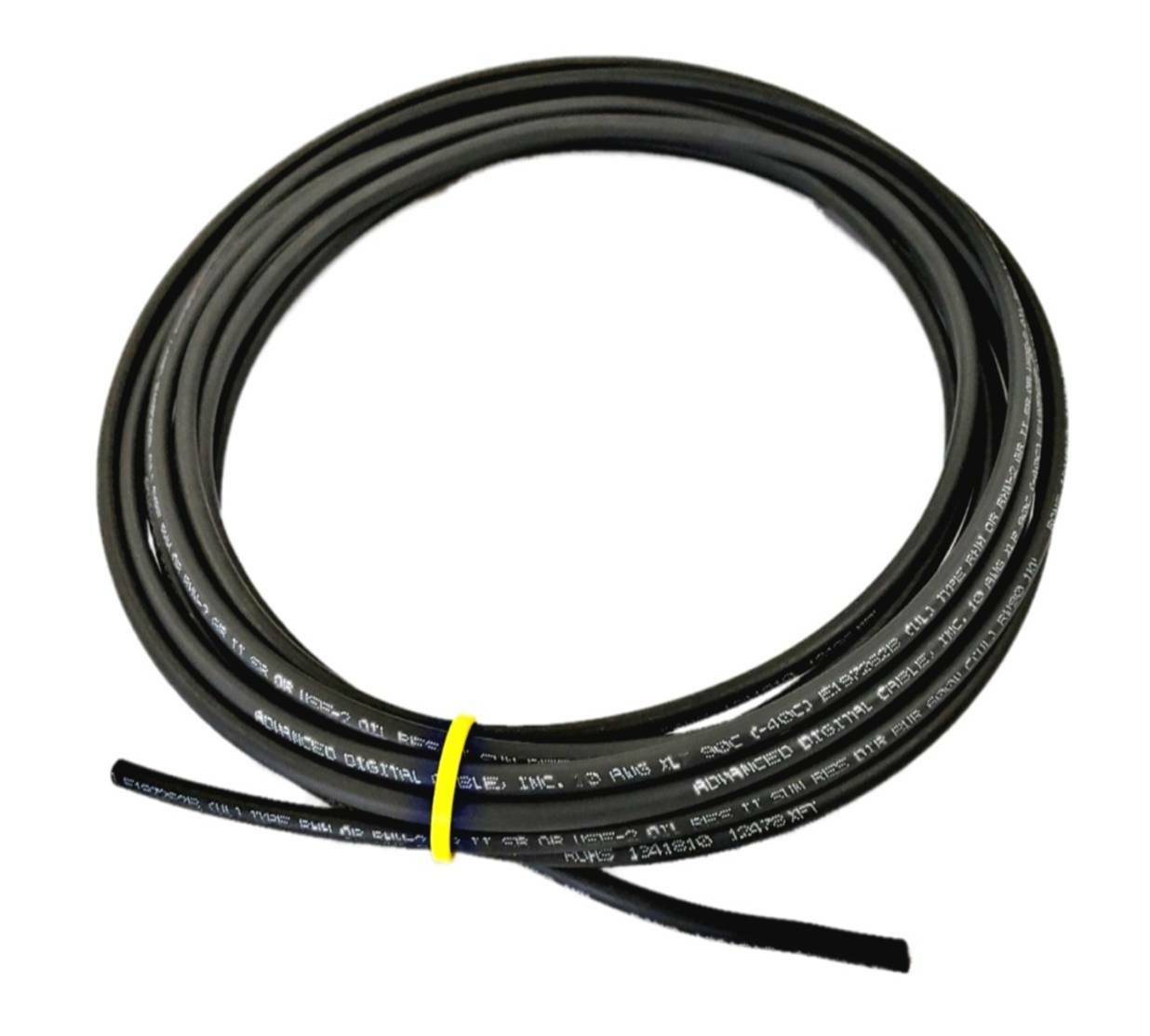 10 AWG and 12 Gauge Red Black Solar Cable Wire with 5 pairs Solar Connectors