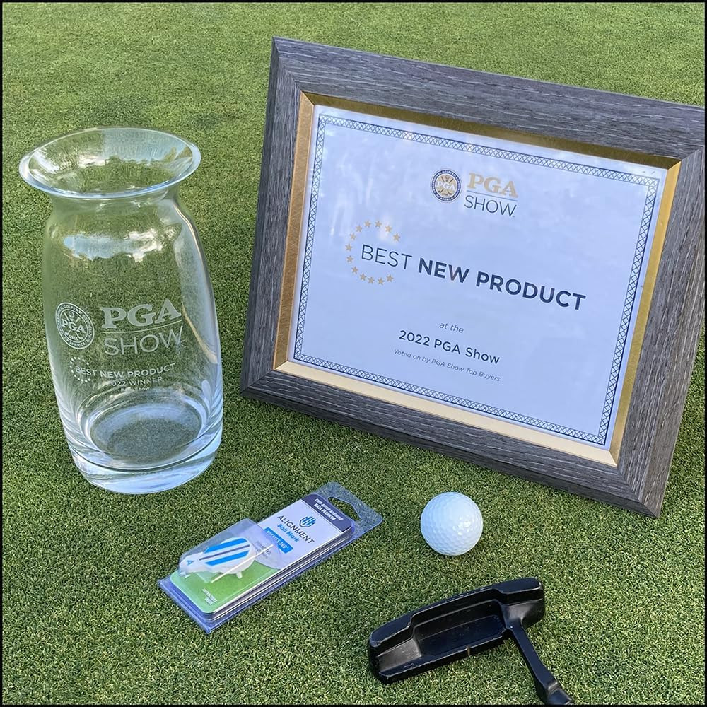 Putting Alignment Aid Tool - Golf Ball Marker - Rotate to Aim - Golf Gift Access