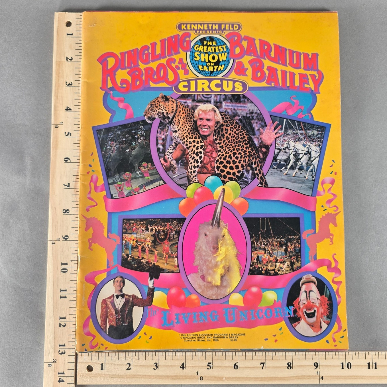 Ringling Bros Barnum & Bailey Circus 1985 115th Souvenir Program Magazine