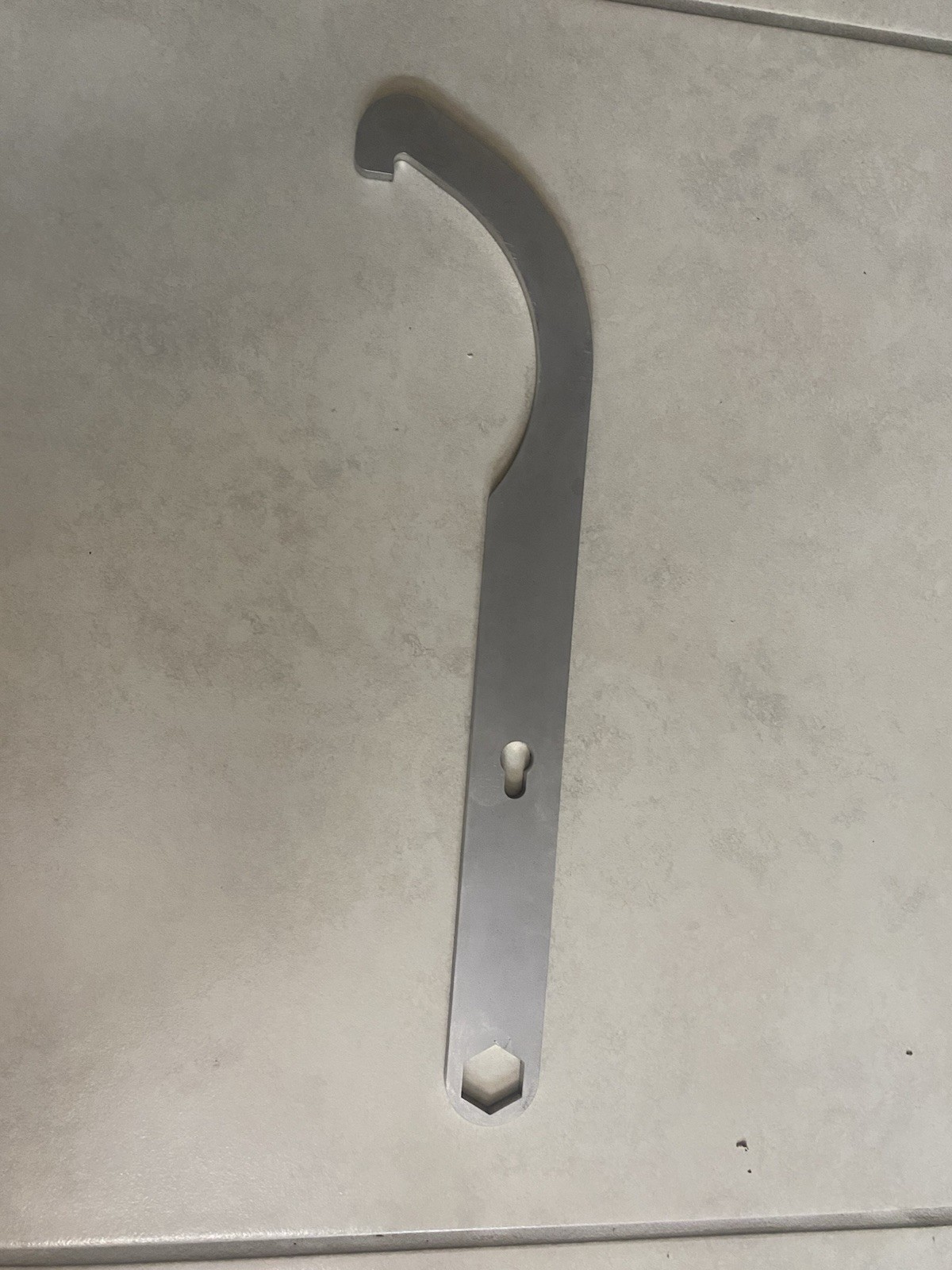 Spanner wrench with hex hole (cylinder) for Hobart Grinders, replaces 00-873570