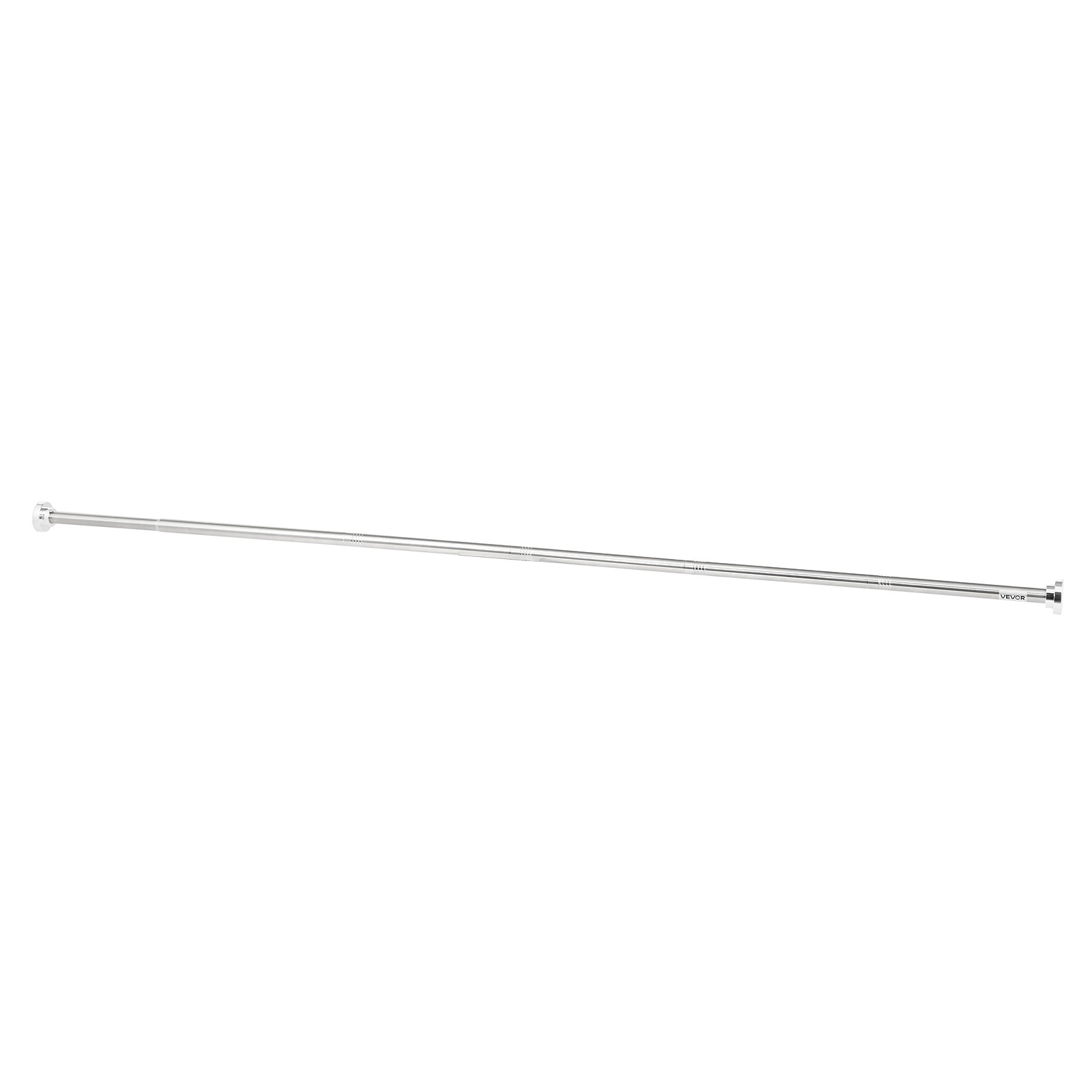 Uimoso Adjustable Tension Shower Rod, 28-76 in, Stainless Steel, Silver