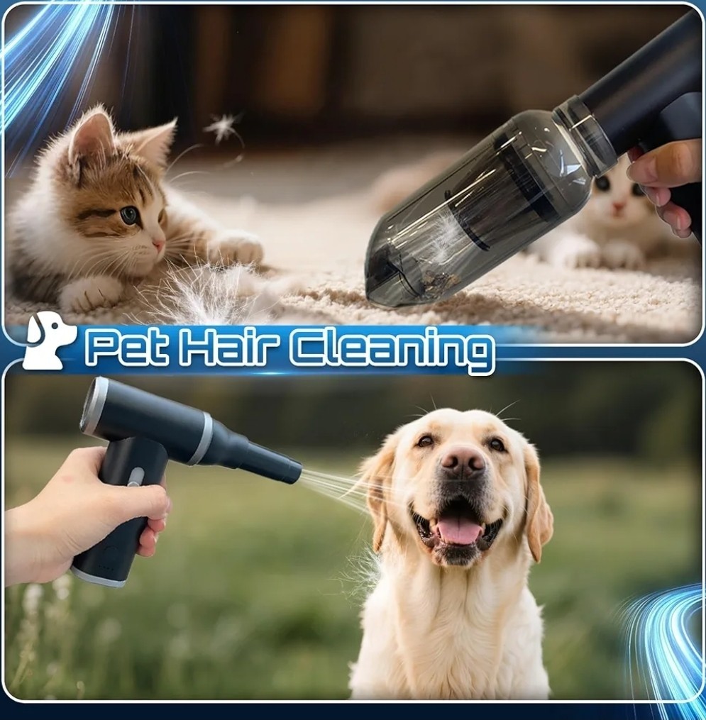 Compressed Air Duster & Vacuum Cleaner 4-in-1, 150,000RPM Powerful Electric (NEW