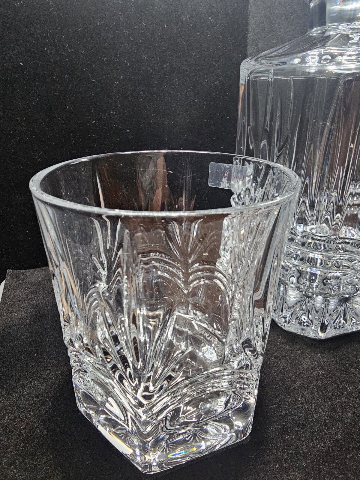 Galway "Kells" Irish Crystal Decanter & 4 Glass Set – New in Original Box