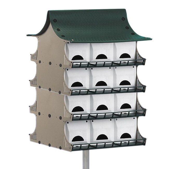 S&K Purple Martin Houses, Expandable Option, 48 Rooms, 4pk PBH-12