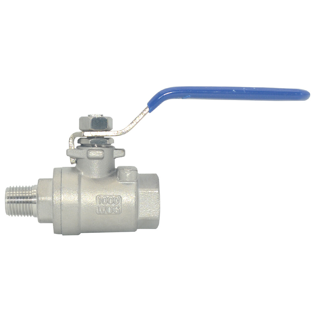 1/2" 3/4" 1" 1-1/2" 2" inch MALE to Female Ball Valve NPT stainless steel 304