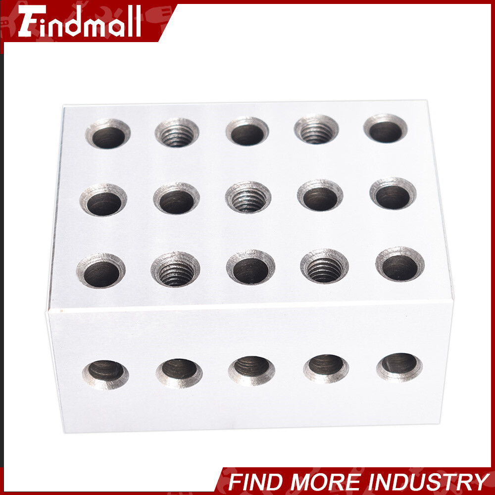 Ultra Precision 1 Matched Pair 2-3-4 Blocks 23 Holes .0002" Precision New