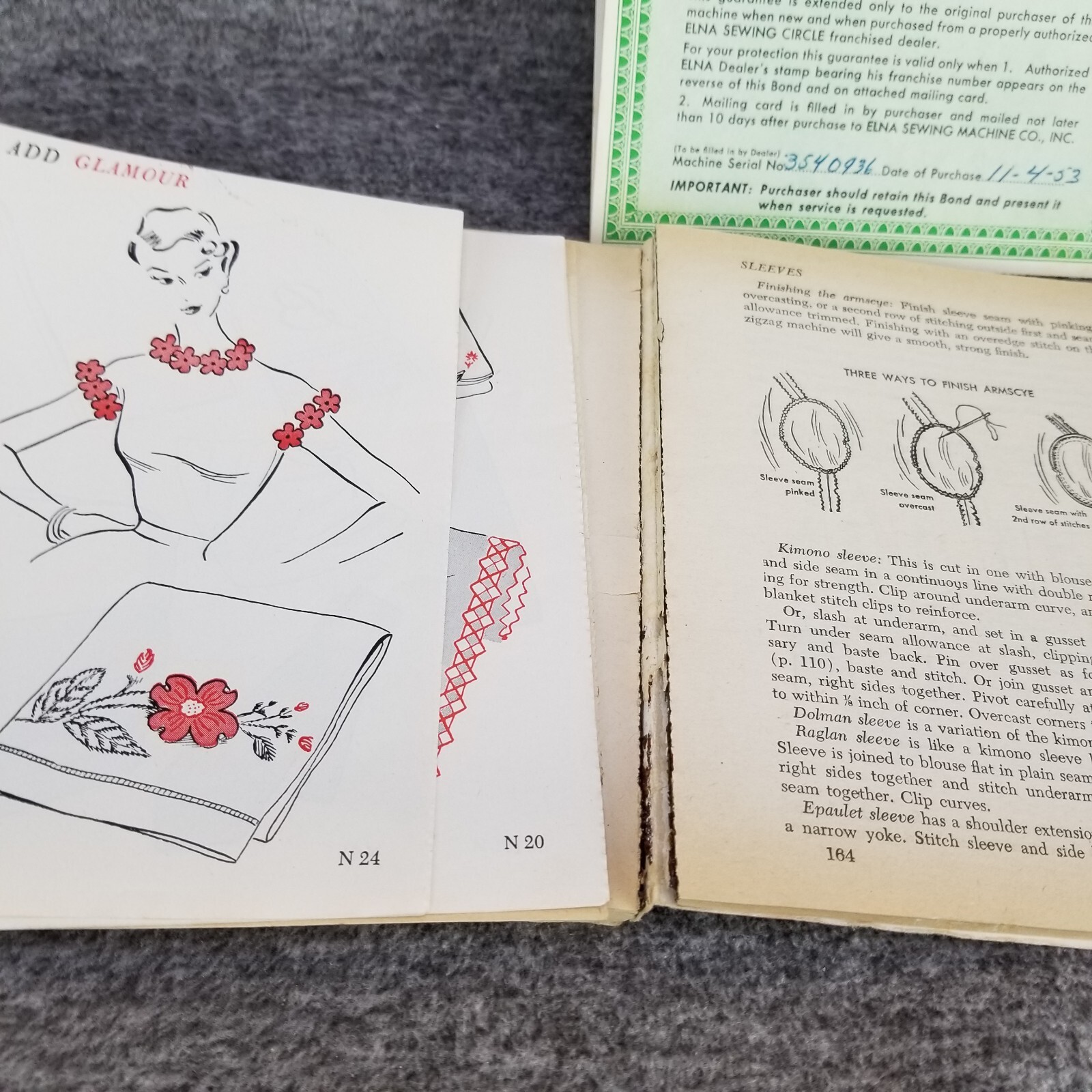 ✅Vintage Modern Home Sewing Book by Drucella Lowrie & Sylvia Mager 1952