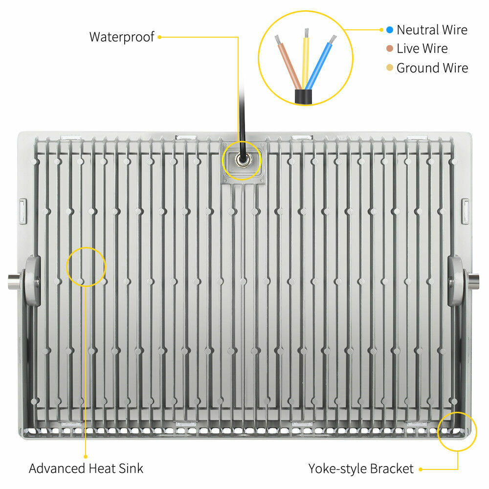 LED Flood Light 500Watt 300W 200W 150W 100W 50W 30W Outdoor Flood LAMP Fixtures
