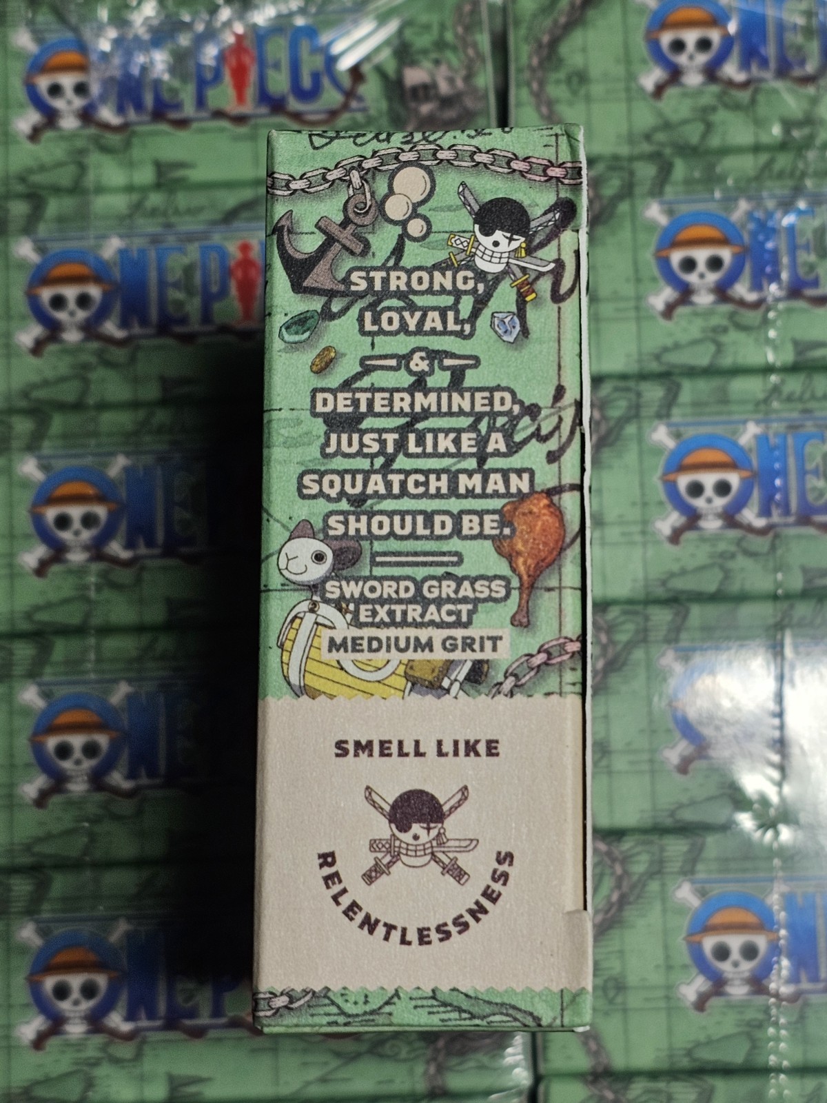 Dr. Squatch Three Sword Surge One Piece Zorro Ltd Ed Bar Soap Bricc Medium Grit