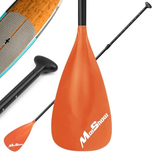 SUP PADDLES Adjustable Stand-Up Paddle Oars for Paddleboard Orange 3-Pc