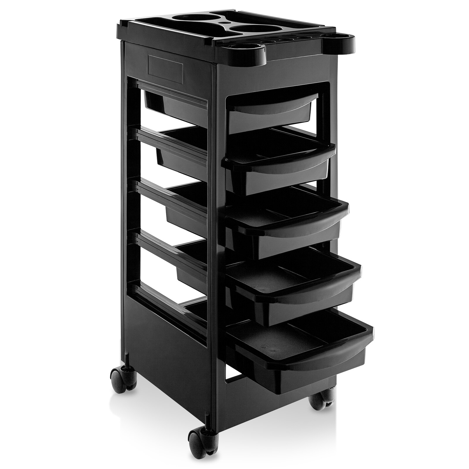 Beauty Salon Trolley Mobile Equipment Cart with Drawers Tool Storage